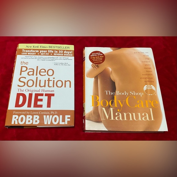The Body Shop Other - CLOSET CLEAN OUT 2 fitness self care books Hard Back Paleo Solution PERFECT 💪🥰🔥